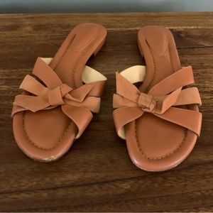 Alexandre Birman tan leather sandals 9